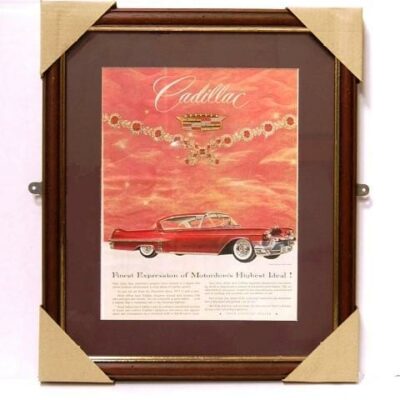 Retro Sign 1957 American Car Poster – CADILLAC
