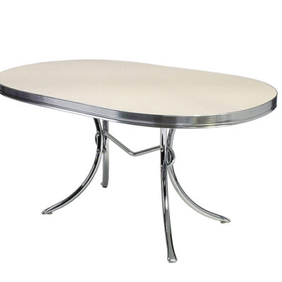 Bel Air TO26 Retro Furniture Diner Oval Table – 150 x 88