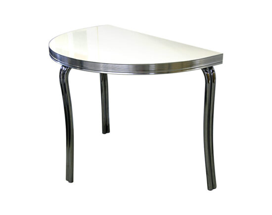 Bel Air WO12 Retro Furniture Diner Half Table – 106 x 64