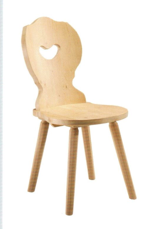 Schoss Amberg Chair Fichte Spruce Pine Solid Wood