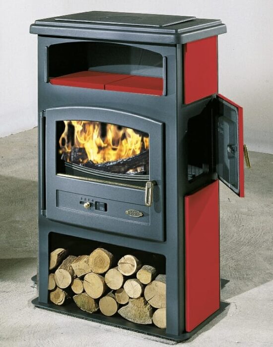 ECODESIGN22 – Godin Eco 363102 Wood Burning Cast Iron Stove – 11 kw