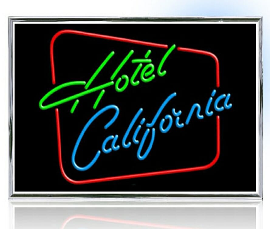 Hotel California Retro Neon Sign – Lawton Imports