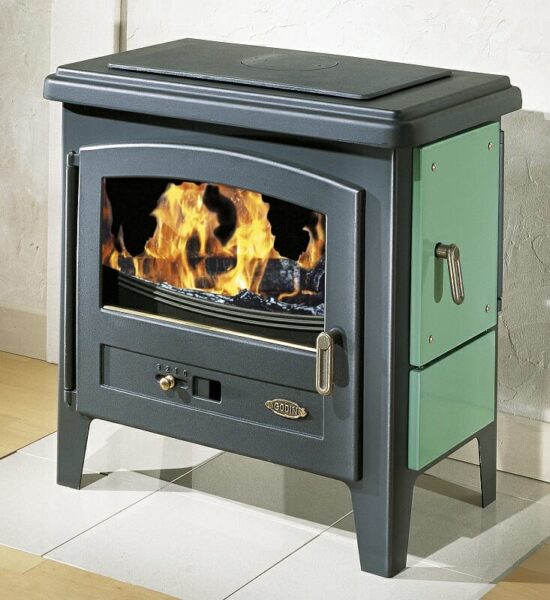 ECODESIGN22 – Godin 362101 Wood Burning Cast Iron Stove – Eco 8.5 kw