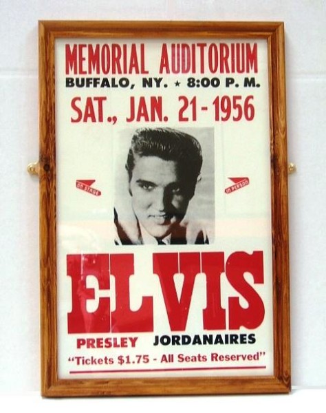 Retro Sign 1956 Rock & Roll Poster – Elvis Presley