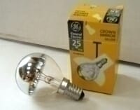 Bel Air Chromed Mirror Bulb – Pack of 4 – 25w – SES small screw