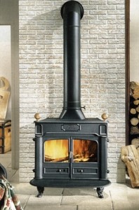 Godin Cast Iron Wood Stove - Colonial Franklin 9.5kw