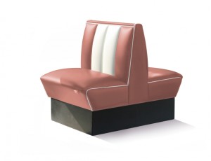 Retro Furniture Diner Booth HW70DB - Back 2 Back - Single Seater