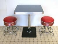 Bel Air Retro Furniture Diner Mini Stool Set
