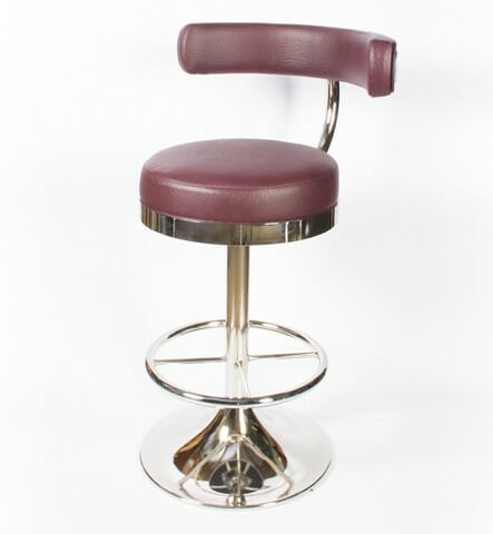 PST Rika Swivel Kitchen Barstool With Foot Ring