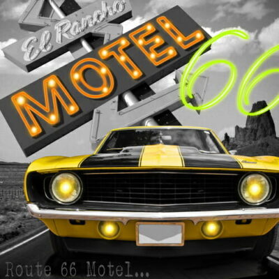 Retro Canvas Picture / Sign – Motel 66