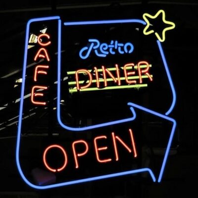Retro Diner Open – Retro Neon Sign