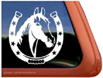 Horse Shoe – Decal Car Window Sticker