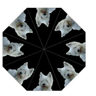 West Highland Terrier Dog Print Umbrella from DoggyBrolly.com