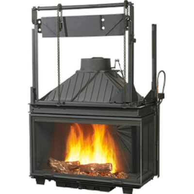 ECODESIGN22 – Godin 887-2V-PR Wood Burning Firebox – 15kw