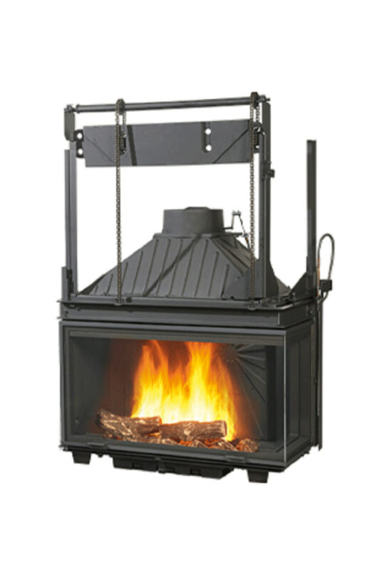 ECODESIGN22 – Godin 887-2V-PR Wood Burning Firebox – 15kw